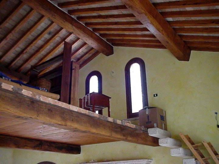 Solai in castagno, soppalchi in legno Soppalco di legno