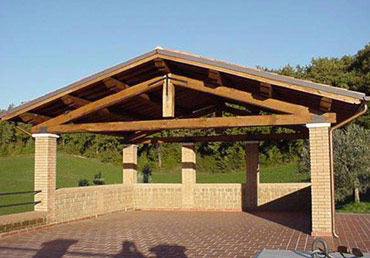 Patio Autoportante - Legno di castagno