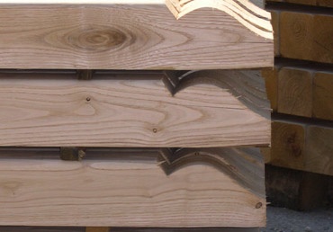 Vendita, lavorazione e produzione di morali per tetti in legno - Piangoli Legno